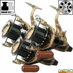 Moulinet Carp Design Débrayable GFR9000 Camou (les 3)