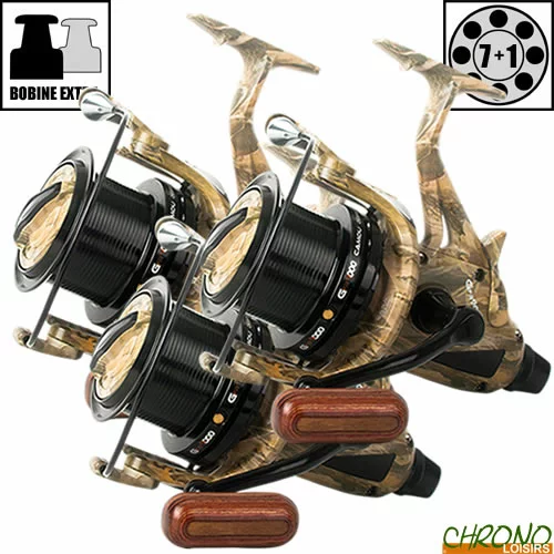 Moulinet Carp Design Débrayable GFR9000 Camou (les 3)