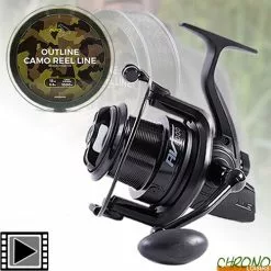 Moulinet Avid Carp AV8000 + Outline Camo 1000m 0.33mm