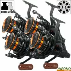 Moulinet Carp Design Débrayable GFR9000 Black & Orange (les 4)