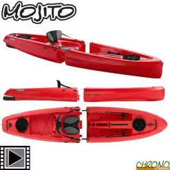 Point 65°N Kayak Point 65°N Mojito Solo Sit-On-Top Modulable Rouge 1 Place