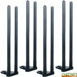 Système Anti Ejection Carp Design Aluminium Black (les 4)