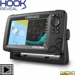 Sondeur GPS Lowrance Hook Reveal 7 Sonde TA 83/200 HDI
