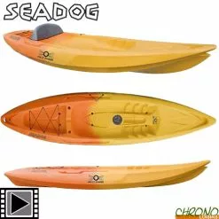 Point 65°N Kayak Point 65°N Seadog Sit-On-Top Monobloc Jaune/Orange 1 Place