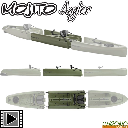 Point 65°N Kayak Point 65°N Mojito Angler Section Supplémentaire Vert