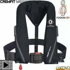 Gilet De Sauvetage Crewsaver 165N Sport Automatique Noir
