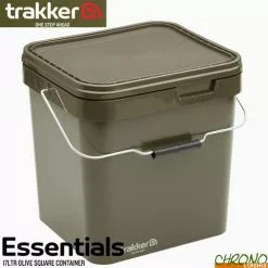Seau Trakker Essentials Olive Square Container 17L